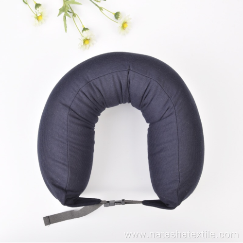 Japanese style foam particle U-shaped travel pillow